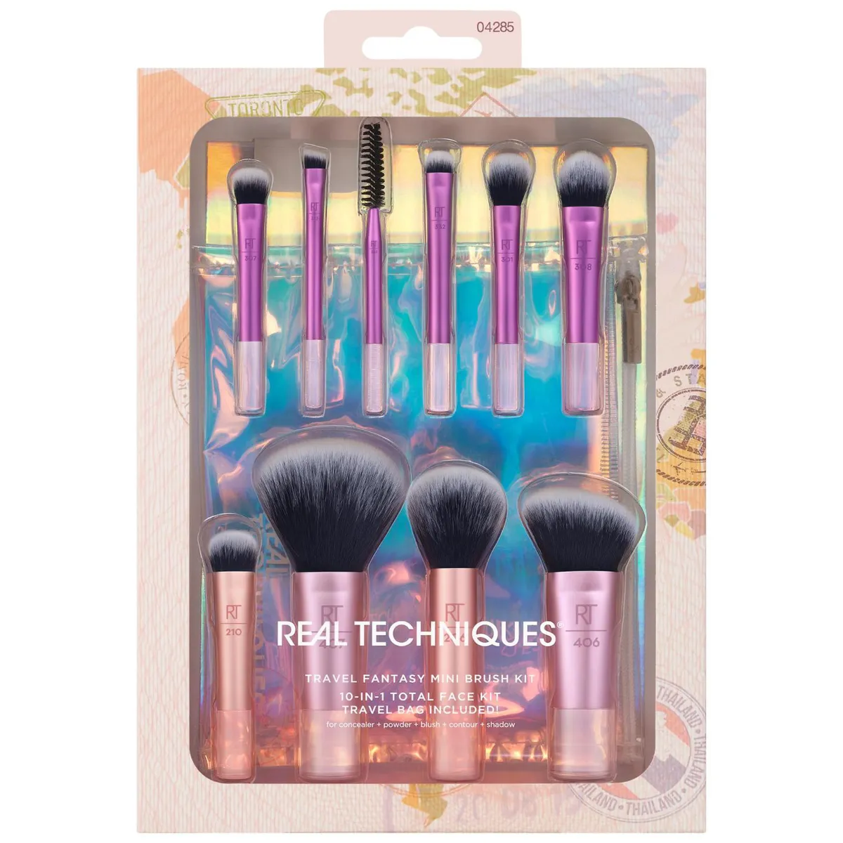 REAL TECHNIQUES - Rt Set Mini Brush + Est Tornas