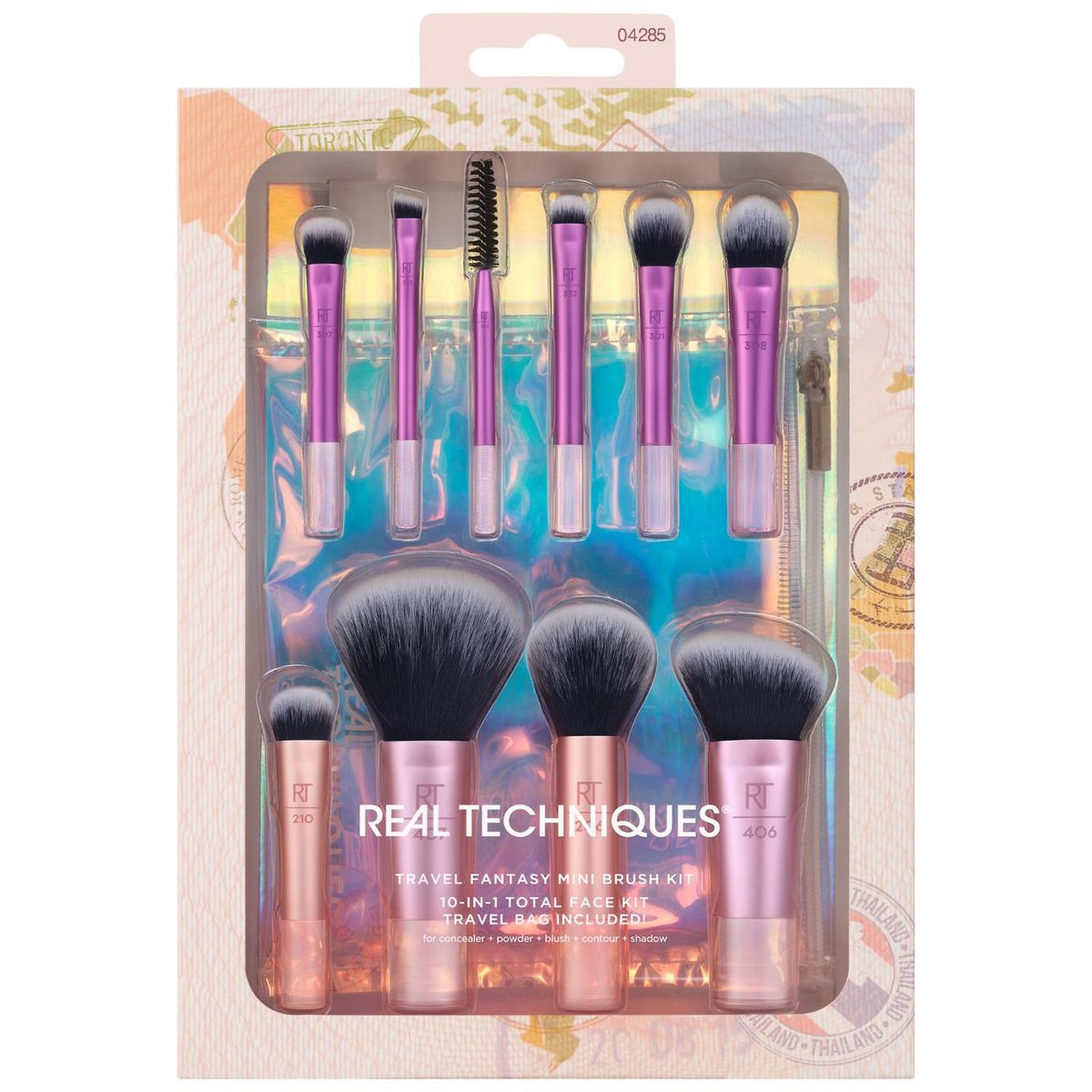 REAL TECHNIQUES - Rt Set Mini Brush + Est Tornas