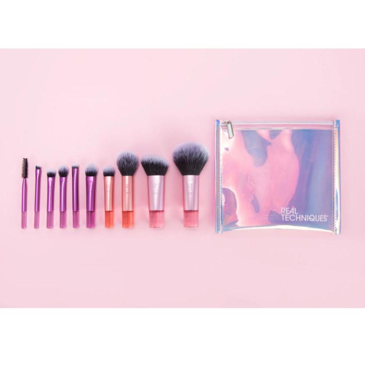 REAL TECHNIQUES - Rt Set Mini Brush + Est Tornas