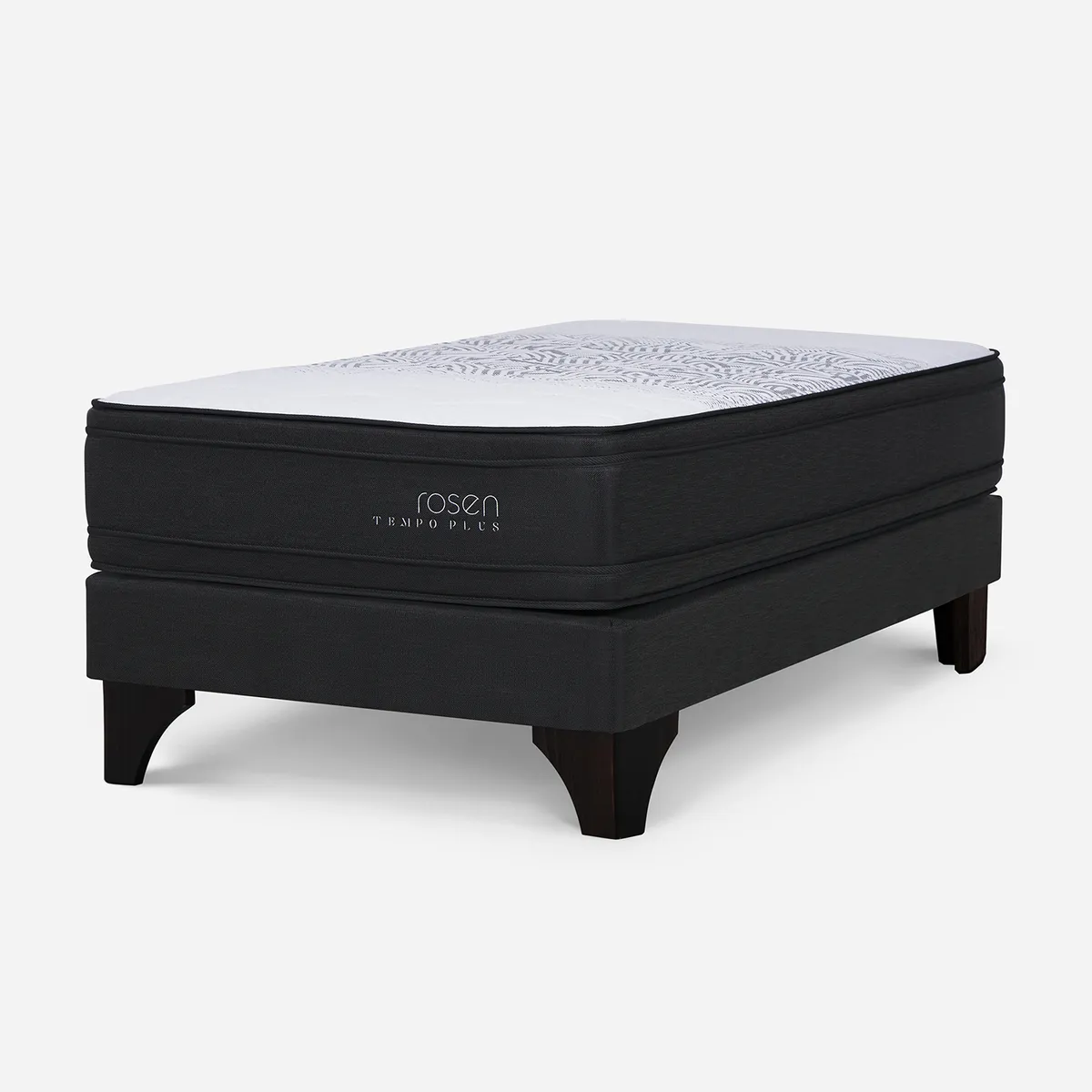 ROSEN - Cama Europea Tempo Plus 1.5 Plz Grafito