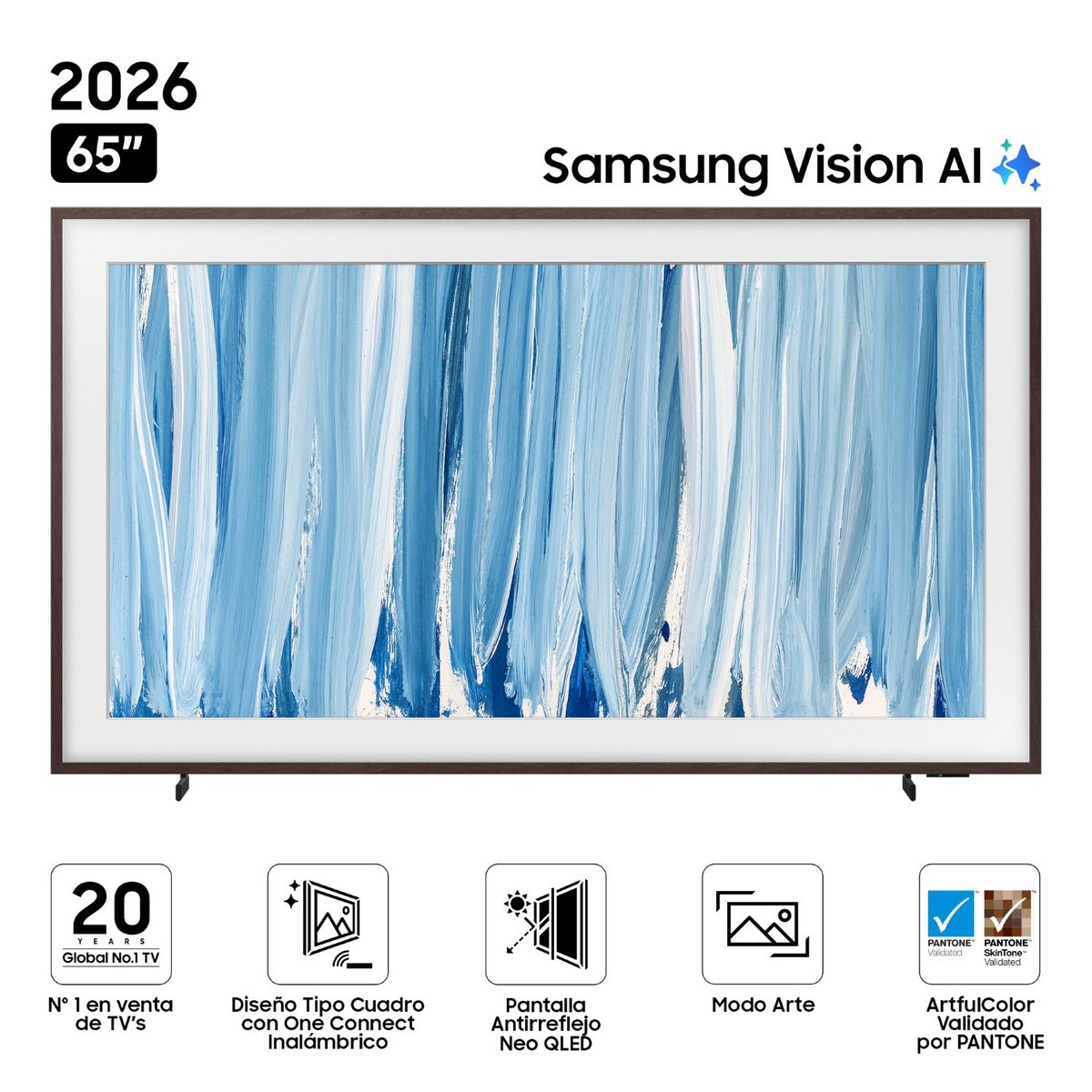 SAMSUNG - Televisor Samsung 65" The Frame Pro LS03HW Vision AI TV