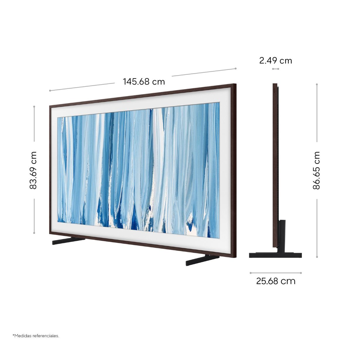 SAMSUNG - Televisor Samsung 65" The Frame Pro LS03HW Vision AI TV