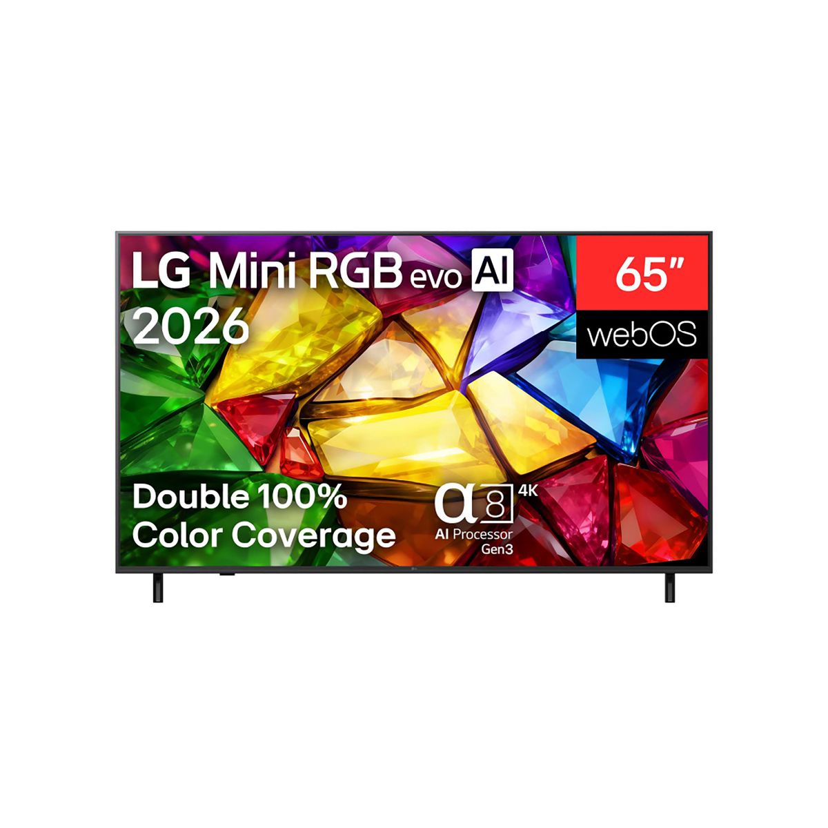 LG - 65" LG Mini RGB evo AI MRGB85 4K Smart TV 2026
