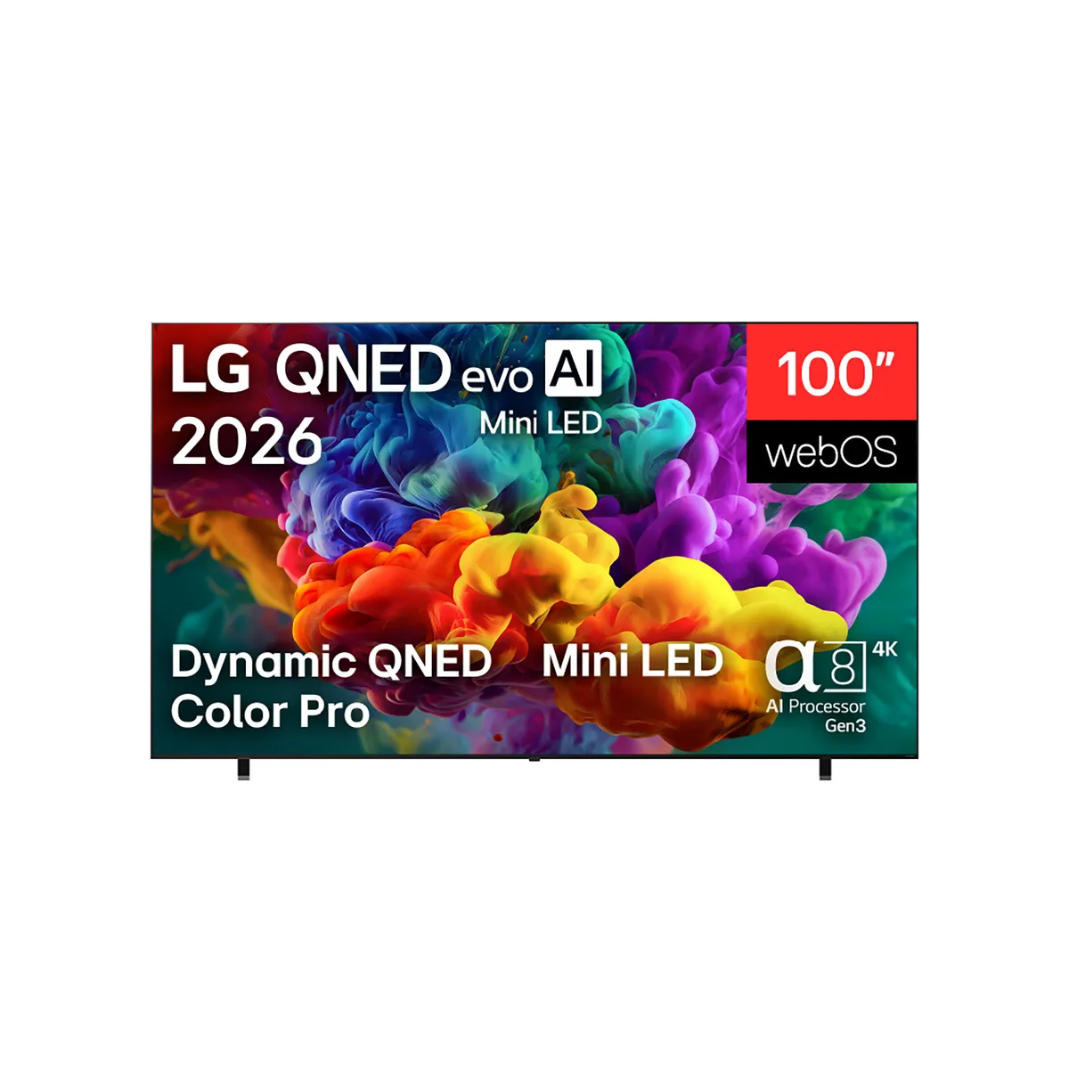 LG - Televisor LG 100" QNED evo MiniLED AI 4K Smart TV 2026 100QNED85BS