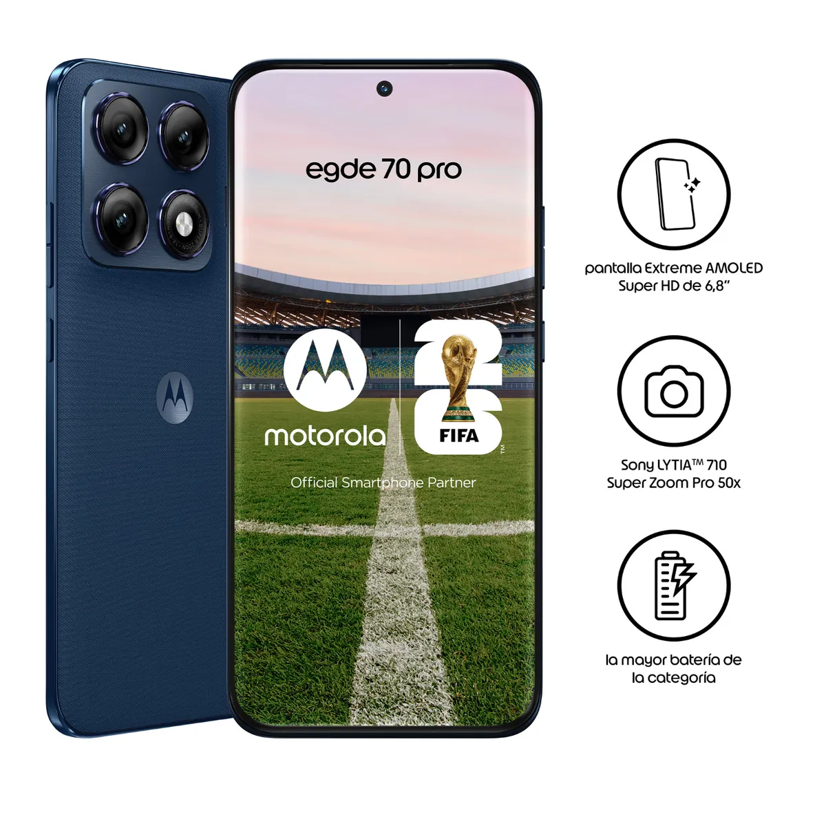 MOTOROLA - Celular Edge 70 Pro 12GB + 512GB