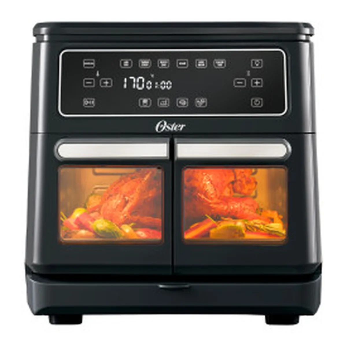 OSTER - Oster Freidora de Aire 11L, Flex, 10 Programas Automáticos, Antiadherente DiamondForce