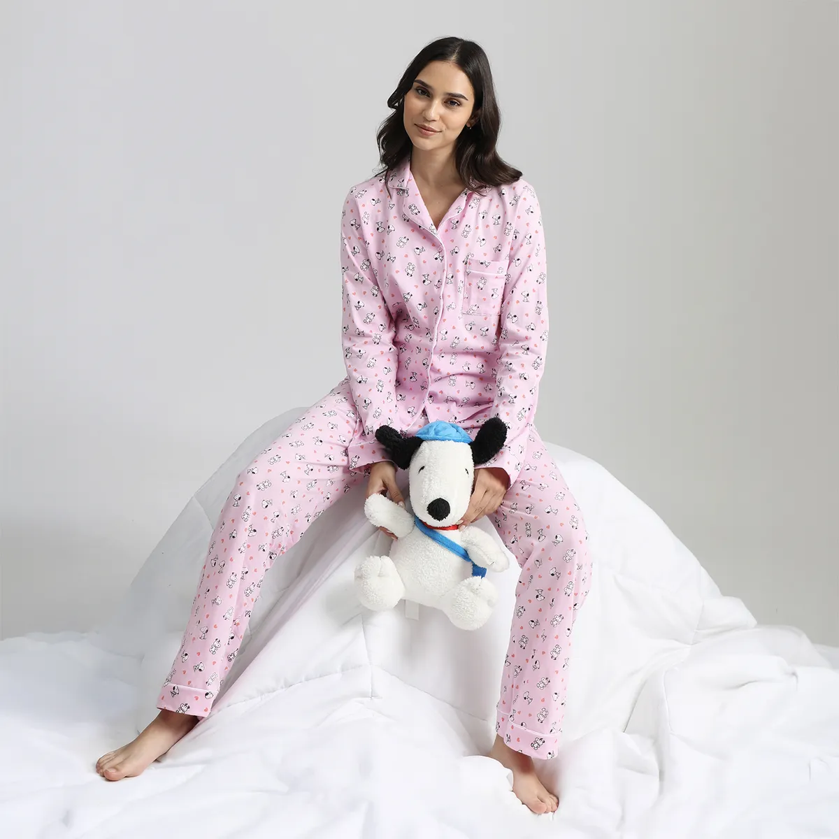 SNOOPY - Pijama Camisero Snoopy