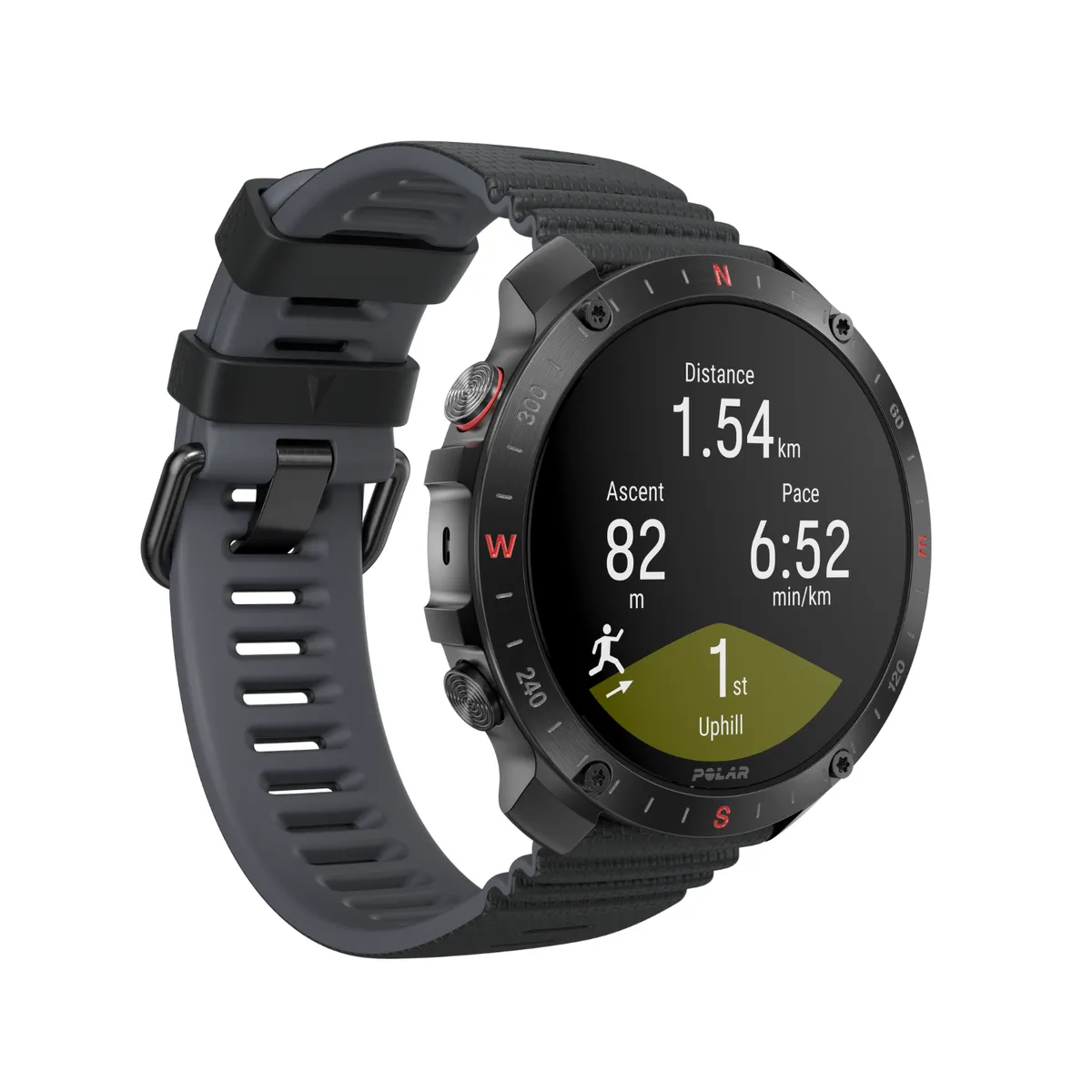 POLAR - Smartwatch Polar Grit X2 Pro Silicona Negro S-L