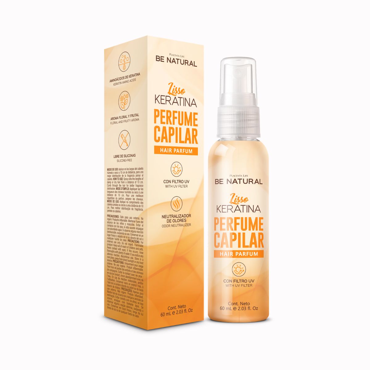 BE NATURAL - Perfume Capilar Nutri Quinua 60ml Be Natural
