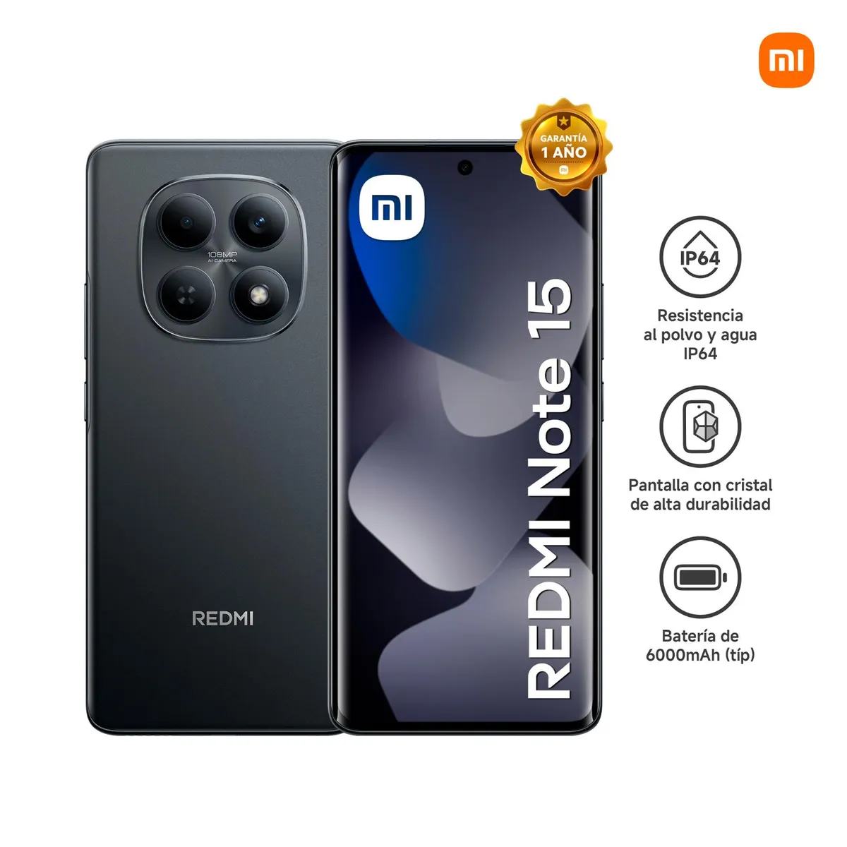 XIAOMI - Celular Redmi Note 15 6GB +128GB