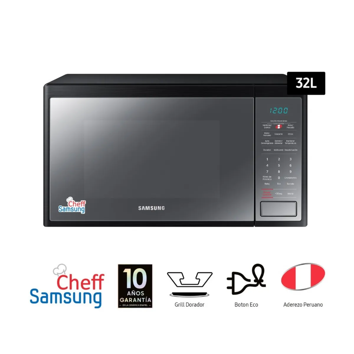SAMSUNG - Microondas Samsung MG32J5133AM