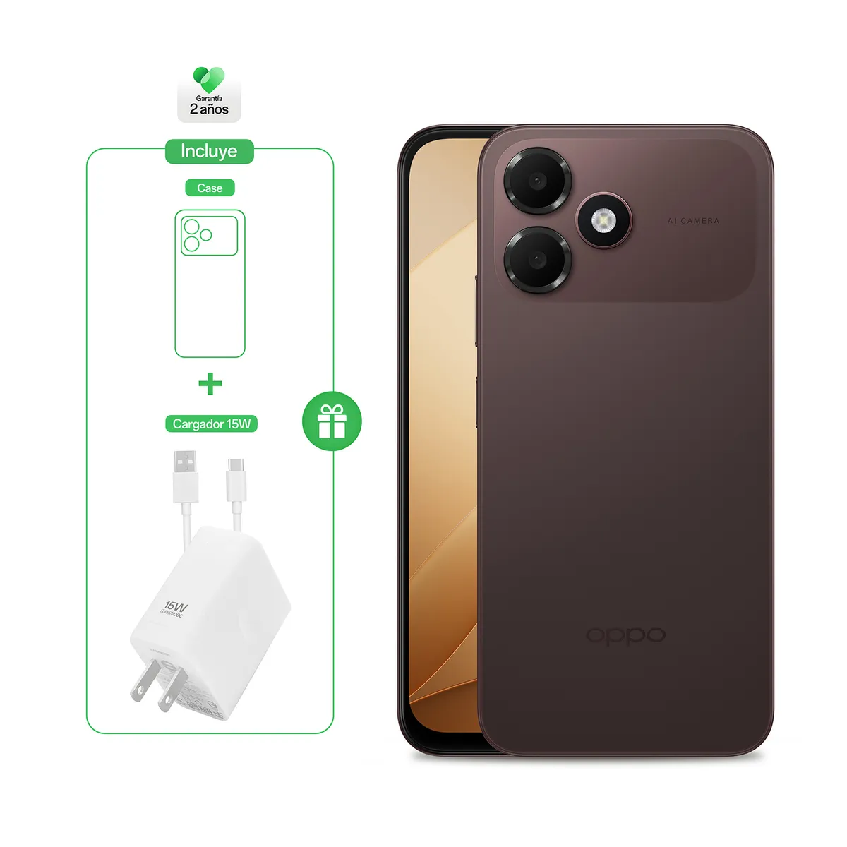 OPPO - OPPO A6C 4+128GB Cafe