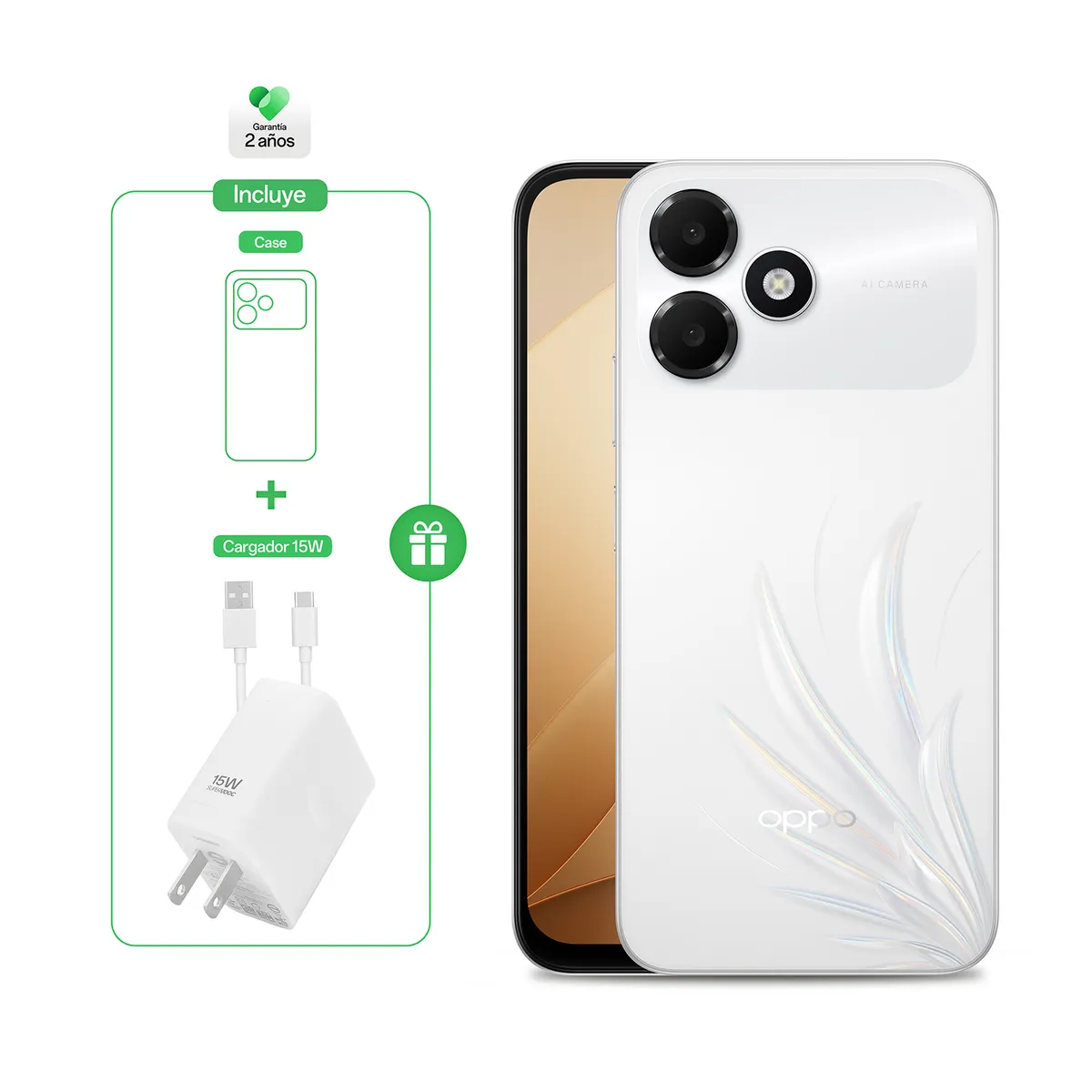 OPPO - OPPO A6C 4+128GB Blanco