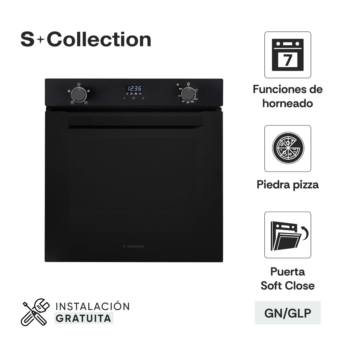 Sole - Horno Emp PUREBLACK DG1 73L
