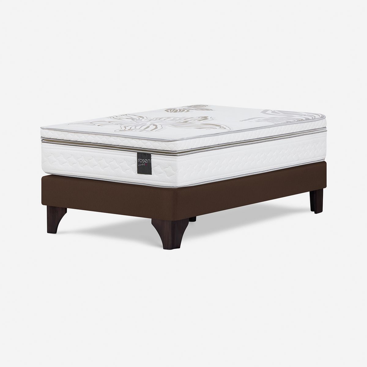 ROSEN - Cama Europea Art 4 Mocca 1.5 Plz