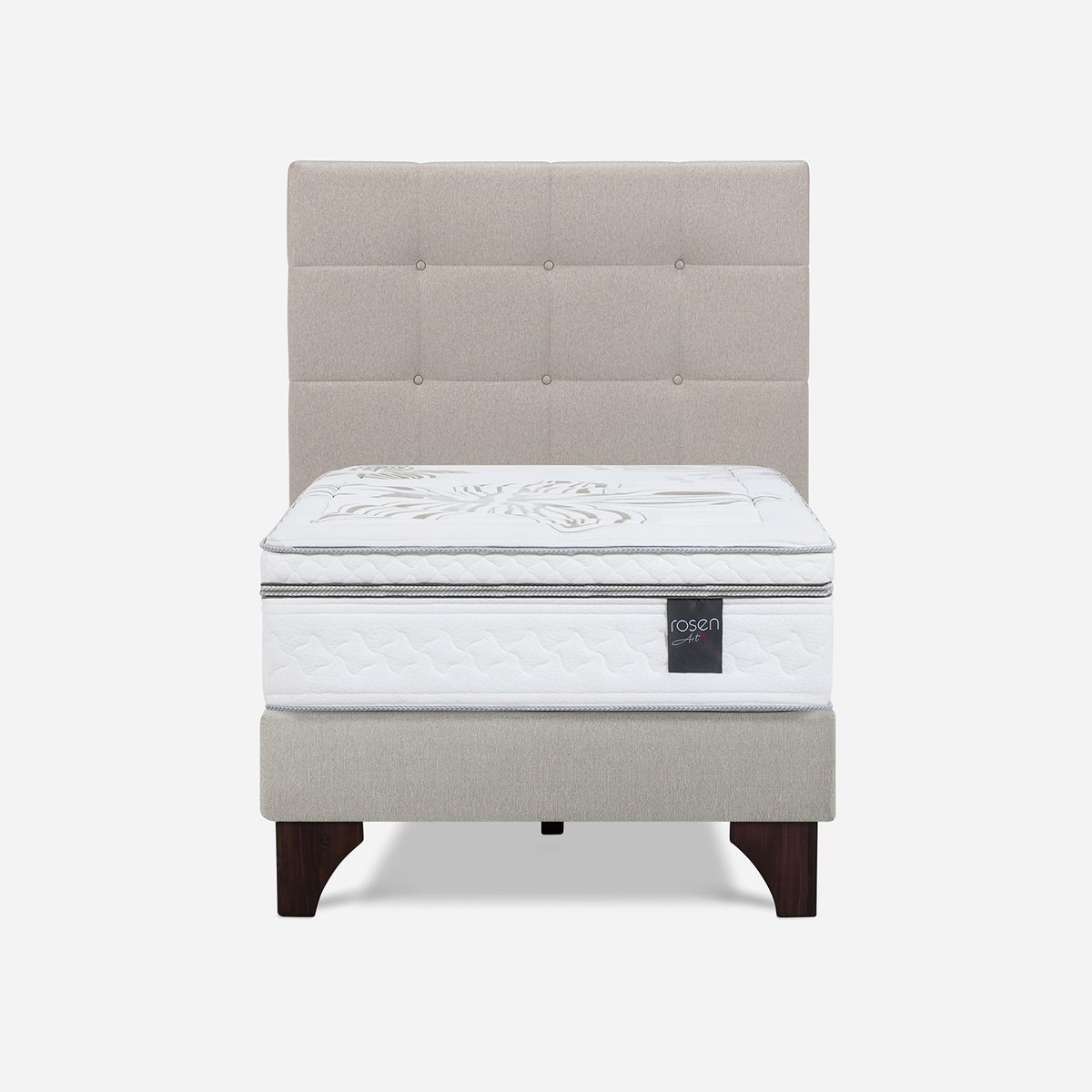 ROSEN - Dormitorio Europeo Art 4 Issey Grafito 1.5 Plz