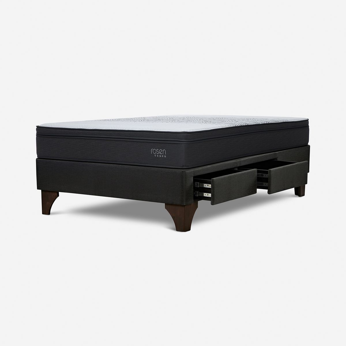 ROSEN - Dormitorio Con Cajones Tempo Dolce 2 Plz + 2 Veladores Dolce