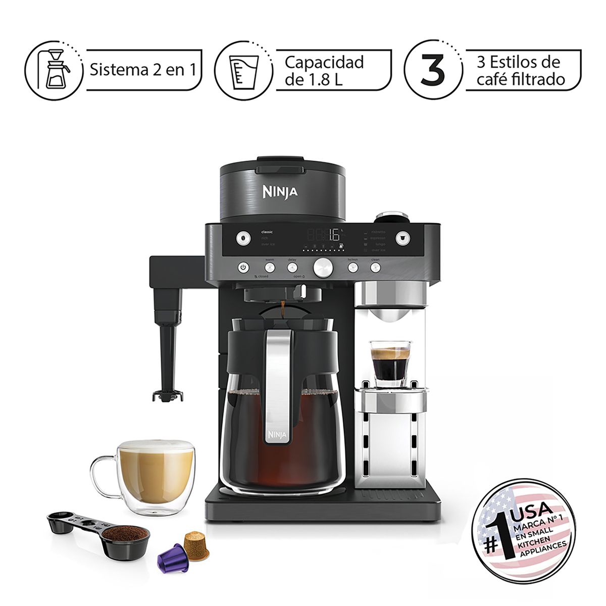 Ninja - Maquina de café DualBrew Ninja