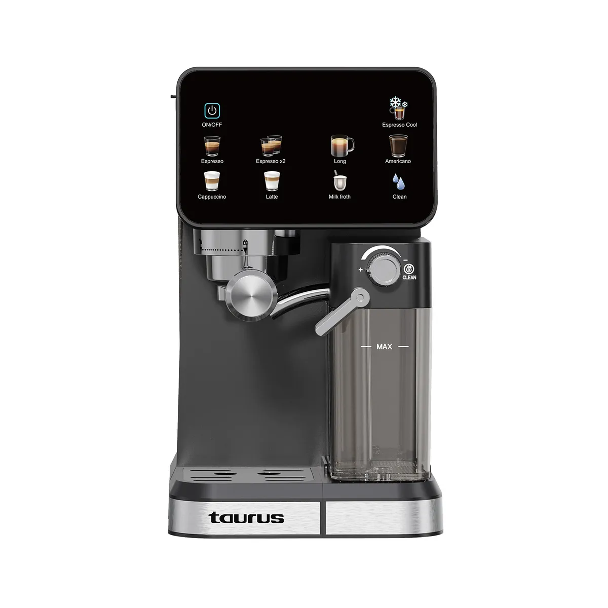 Taurus - Cafetera Espresso 20 Bares 1.5L Rápido 800