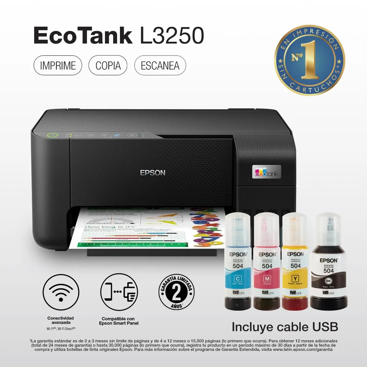 EPSON - Impresora multifuncional L3250  EPSON