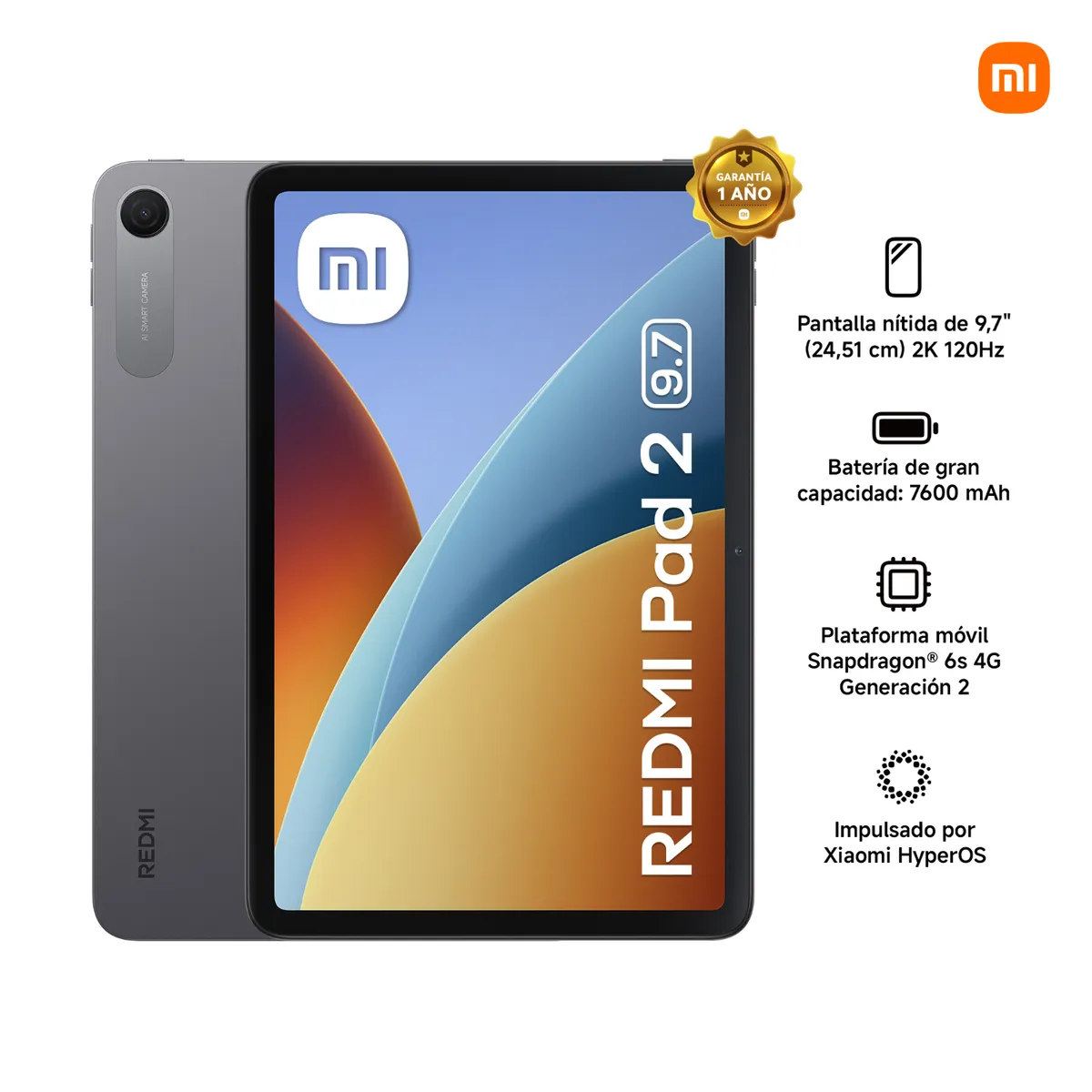 XIAOMI - REDMI PAD 2 9.7 GRIS