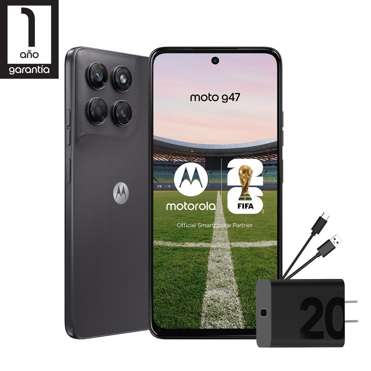MOTOROLA - Moto G47 4+128 Gris