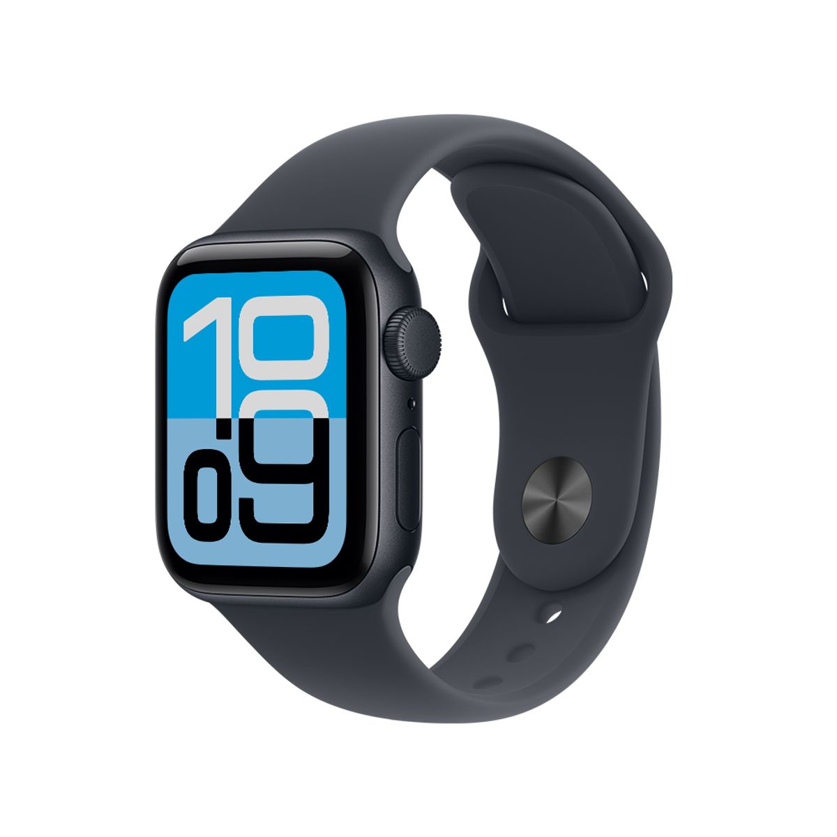 APPLE - Apple Watch SE 3 GPS 44mm Midnight Aluminium Case with Midnight Sport Band - S/M