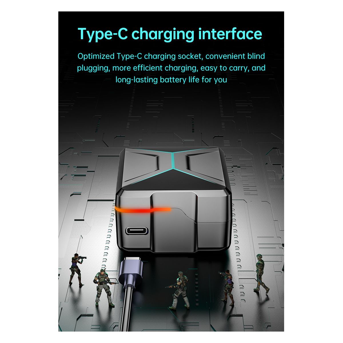 TWS - Audifono Bluetooth F9 PRO Negro - Full Music 5 a 7h