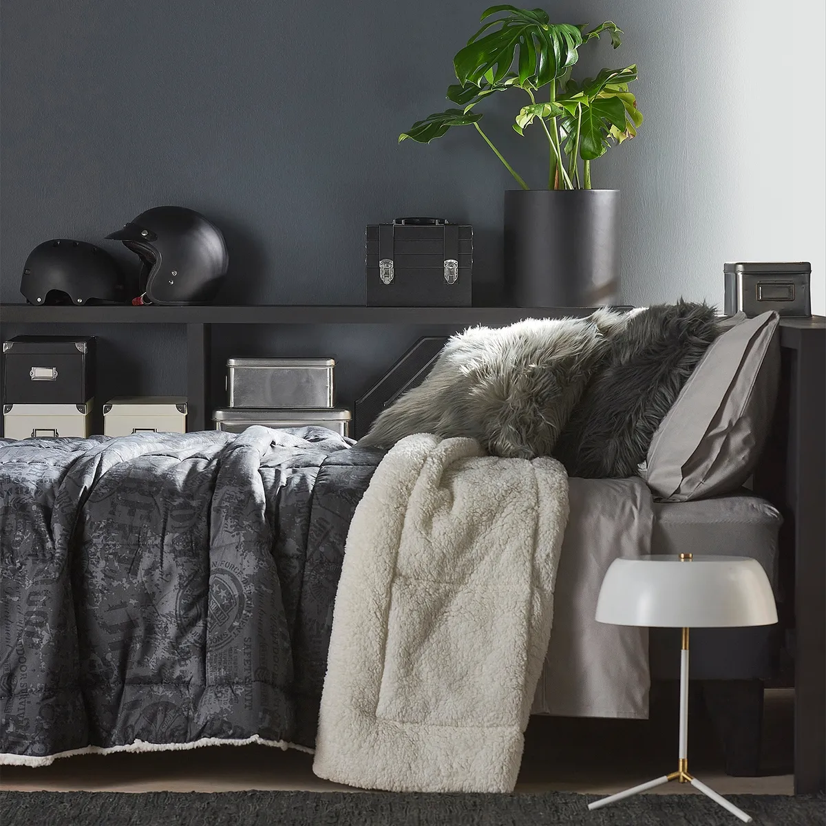 BASEMENT HOME - Juego de Sábanas Lisas 100% Algodón 200 Hilos