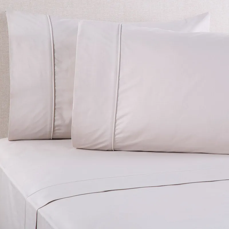 BASEMENT HOME - Juego de Sábanas Lisas 100% Algodón 200 Hilos
