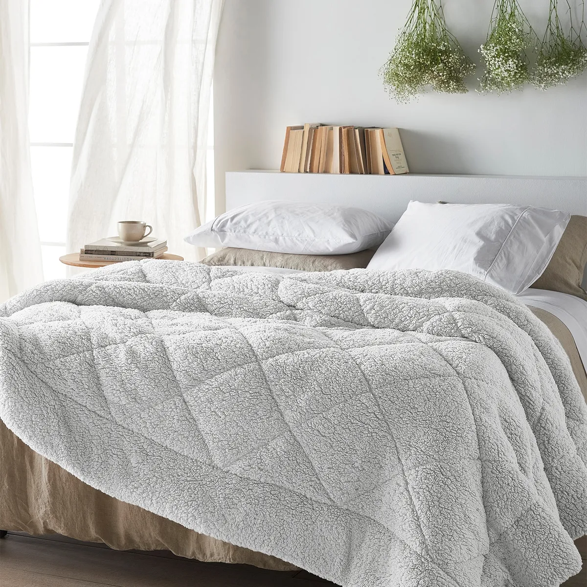 BASEMENT HOME - Juego de Sábanas Lisas 100% Algodón 200 Hilos