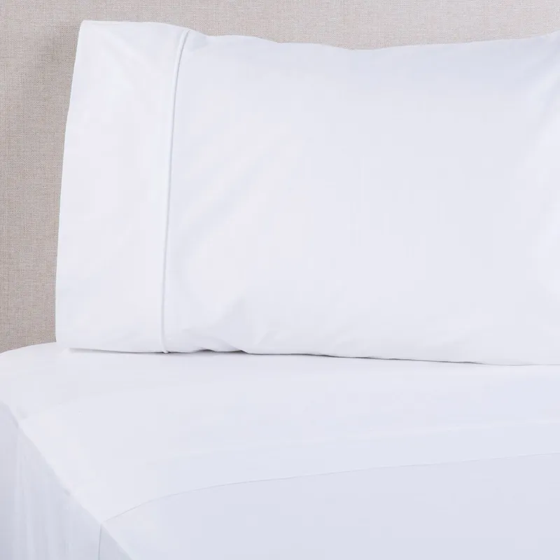 BASEMENT HOME - Juego de Sábanas Lisas 100% Algodón 600 Hilos