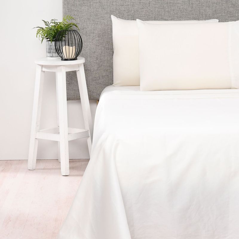 ROBERTA ALLEN - Juego de Sábanas Lisas 100% Algodón 200 Hilos