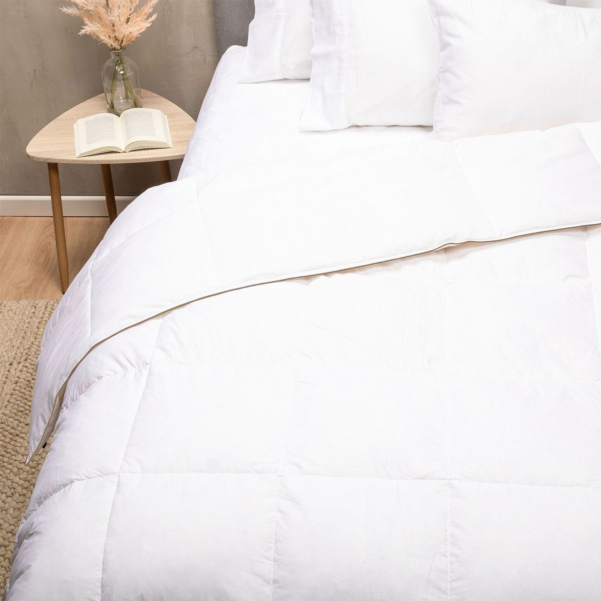 BASEMENT HOME - Edredón Pluma Ganso 90% Pluma Pecho