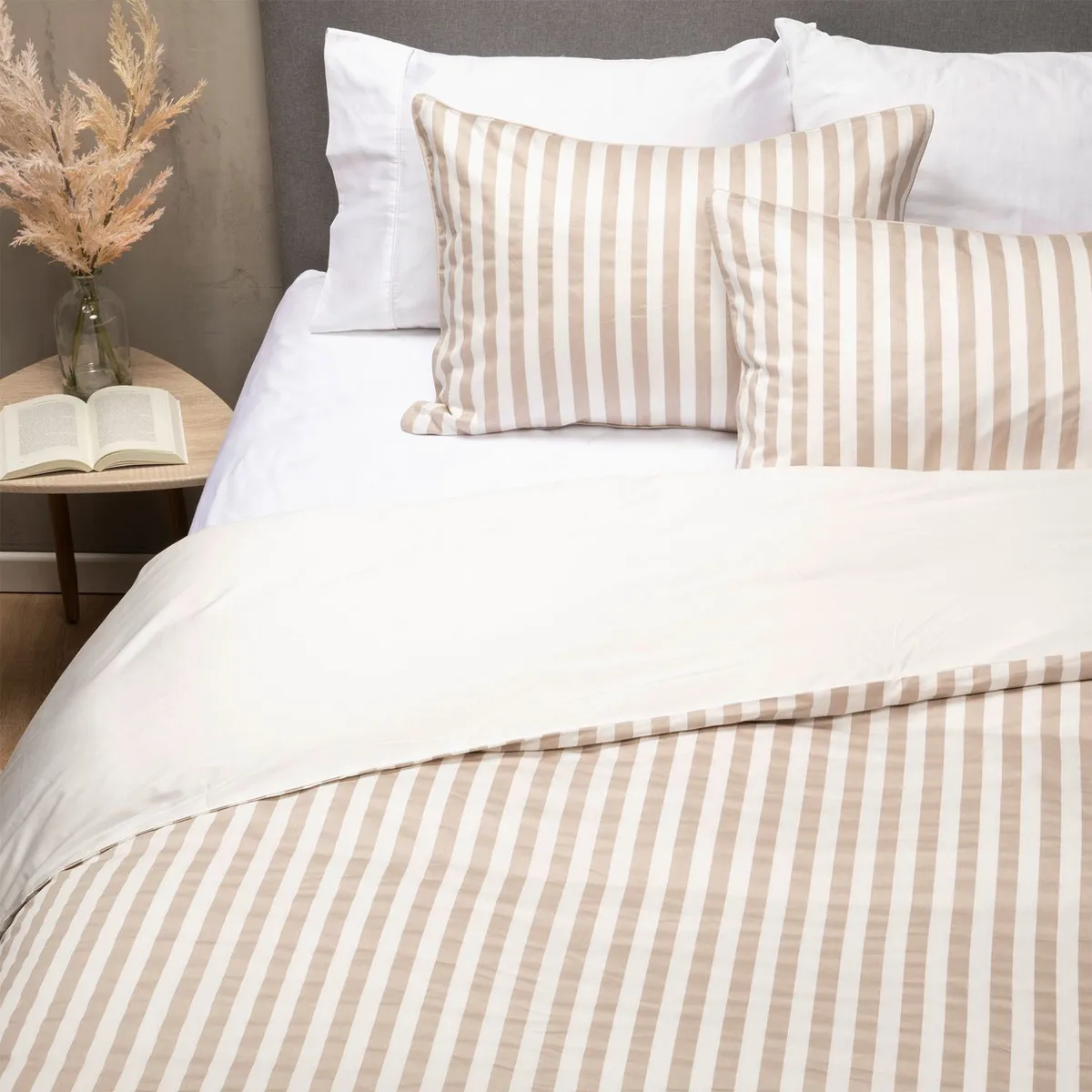 BASEMENT HOME - Funda Plumón Federico Beige 100% Algodón