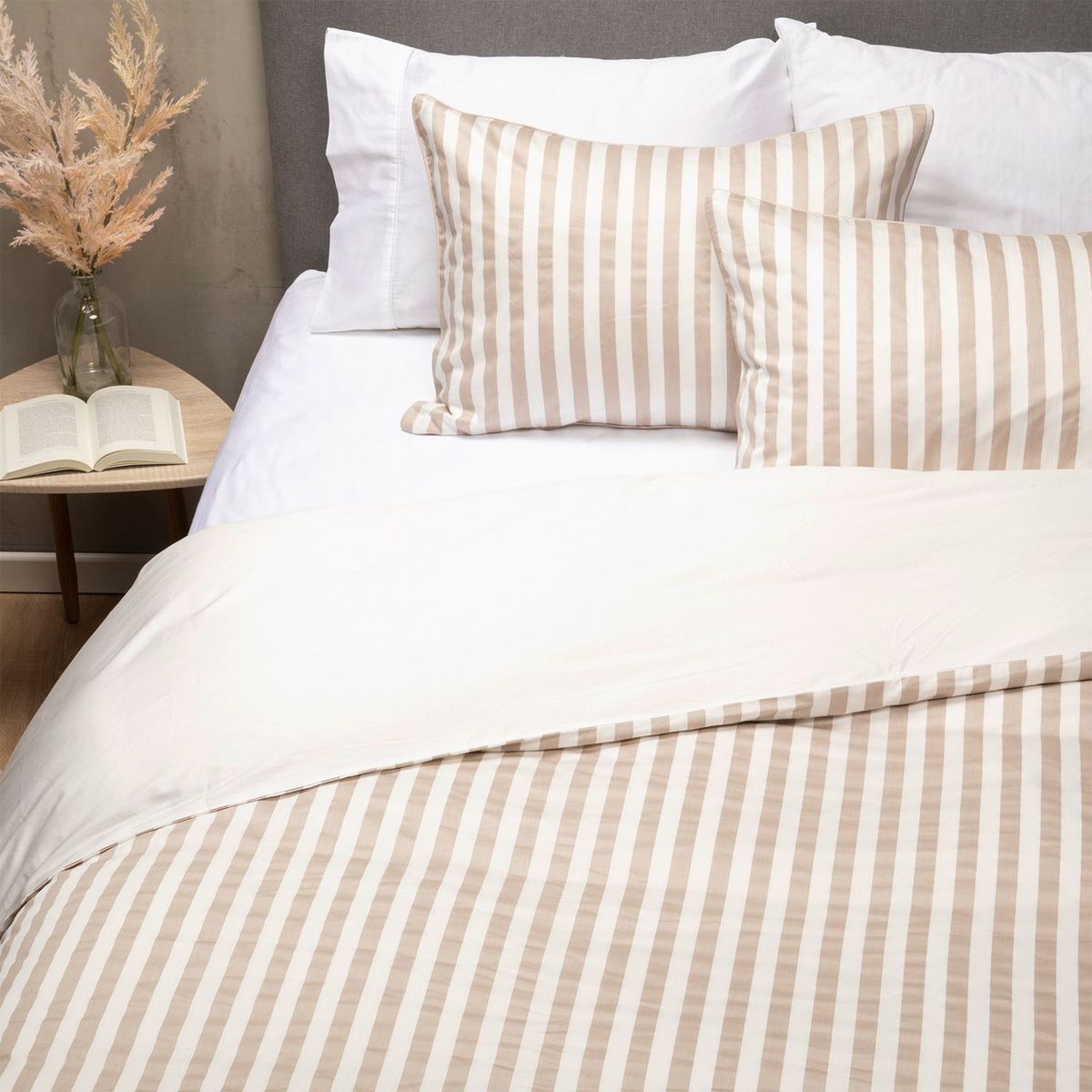 BASEMENT HOME - Funda Plumón Federico Beige 100% Algodón