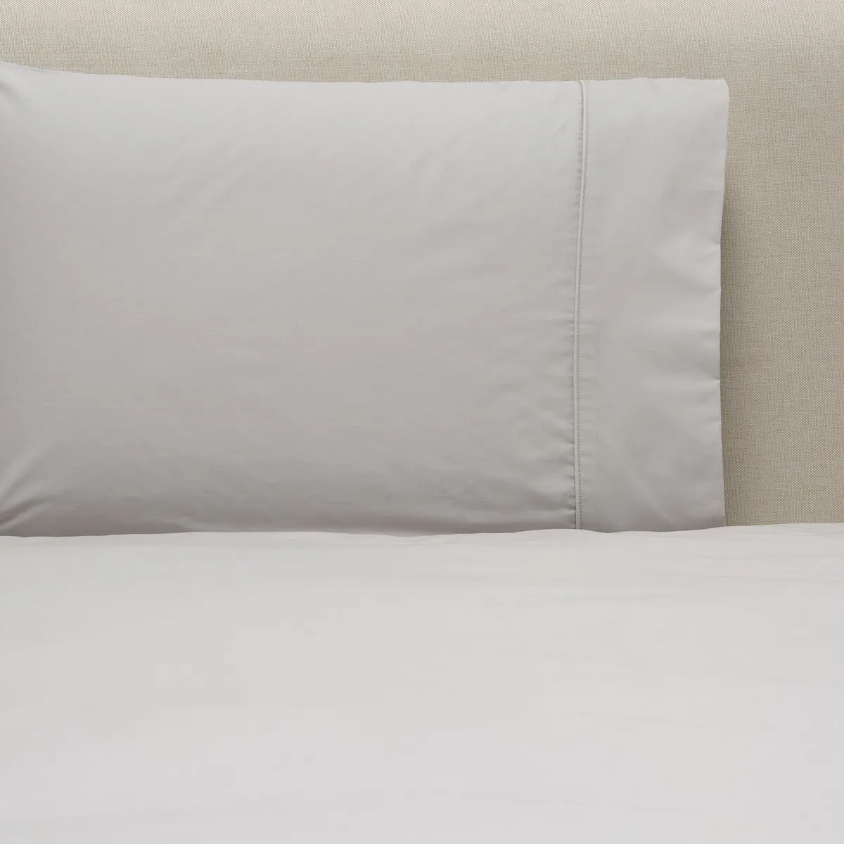 BASEMENT HOME - Funda Plumón 100% Algodón 200 Hilos Gris