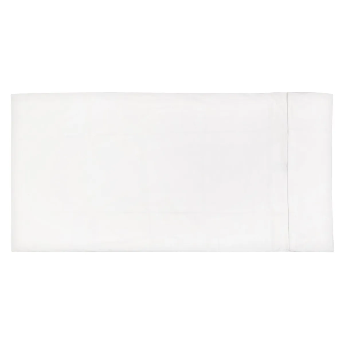 BASEMENT HOME - Set x2 Fundas de Almohada Lisas 100% Algodón 180 Hilos.