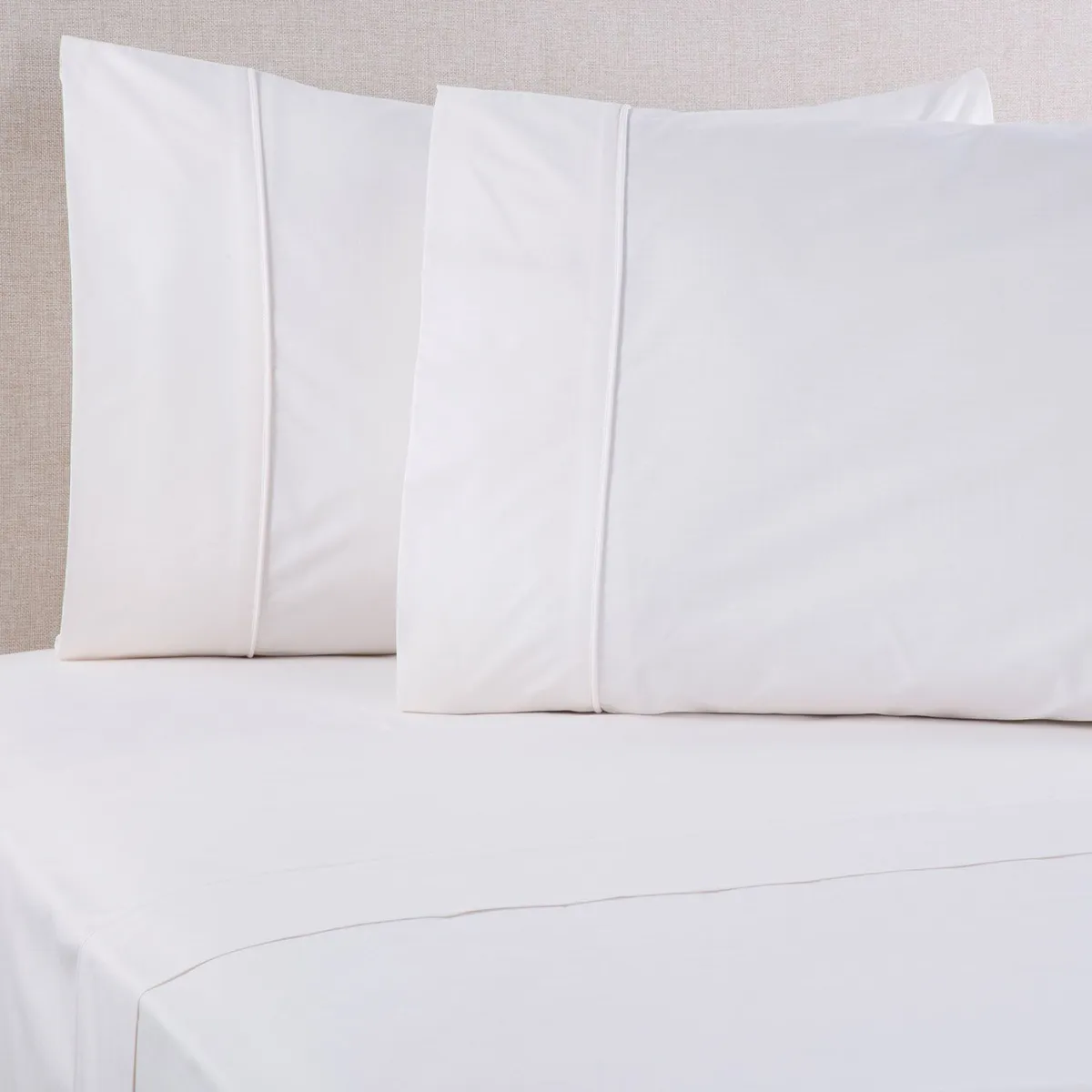 BASEMENT HOME - Juego de Sábanas Lisas 100% Algodón 600 Hilos