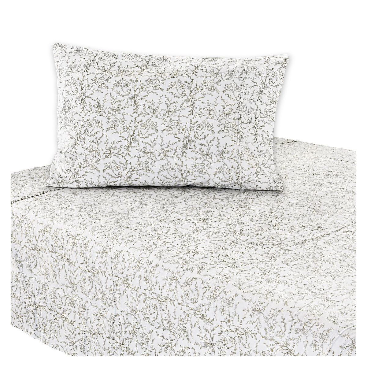 ROBERTA ALLEN - Juego de Sábanas Estampadas Floral 100% Algodón 200 Hilos
