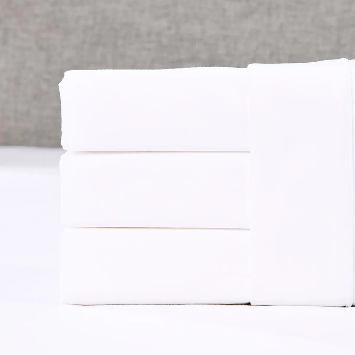 BASEMENT HOME - Juego de Sábanas Lisas 100% Algodón 1000 Hilos