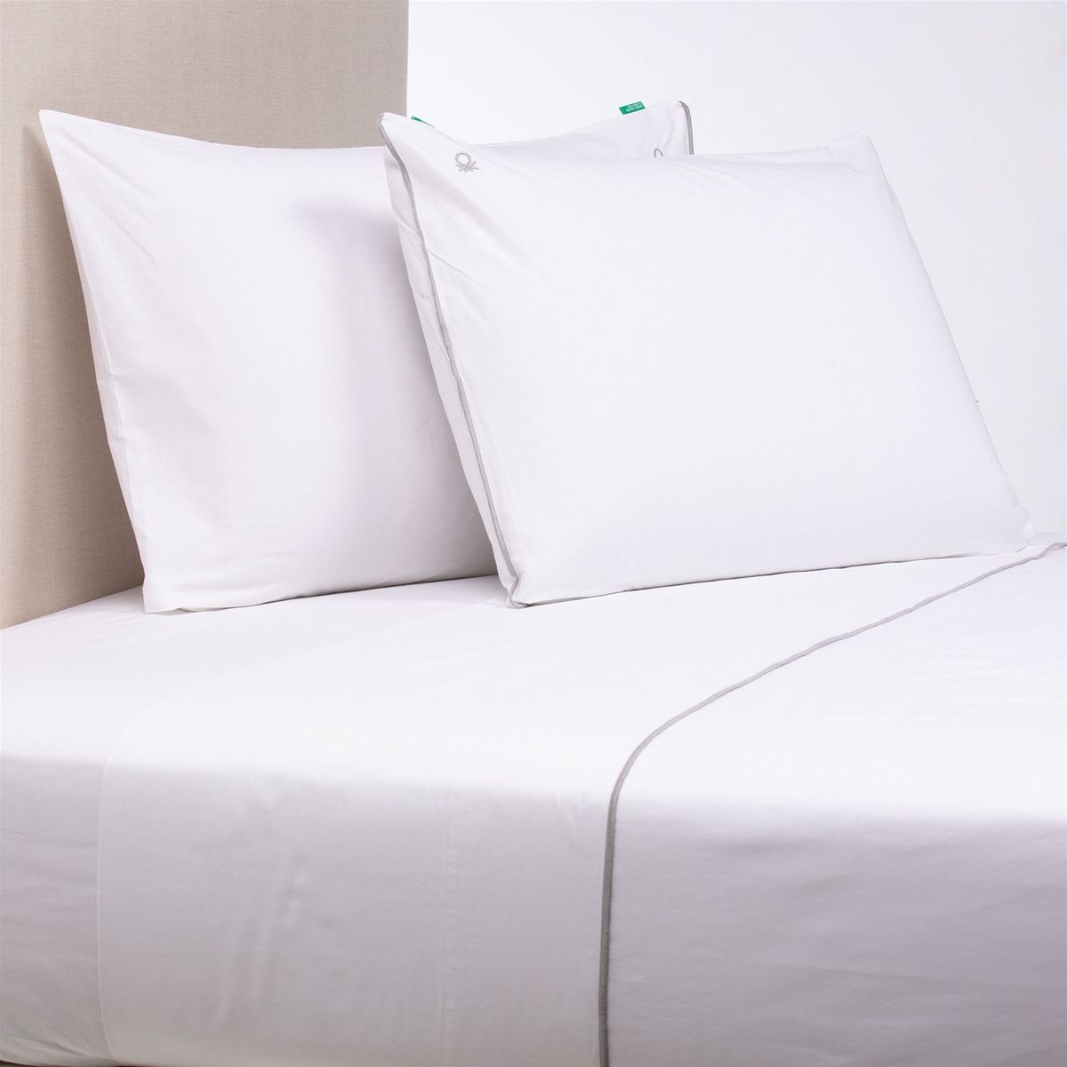 BENETTON - Juego de Sábanas Lisas 100% Algodón 200 Hilos Benetton