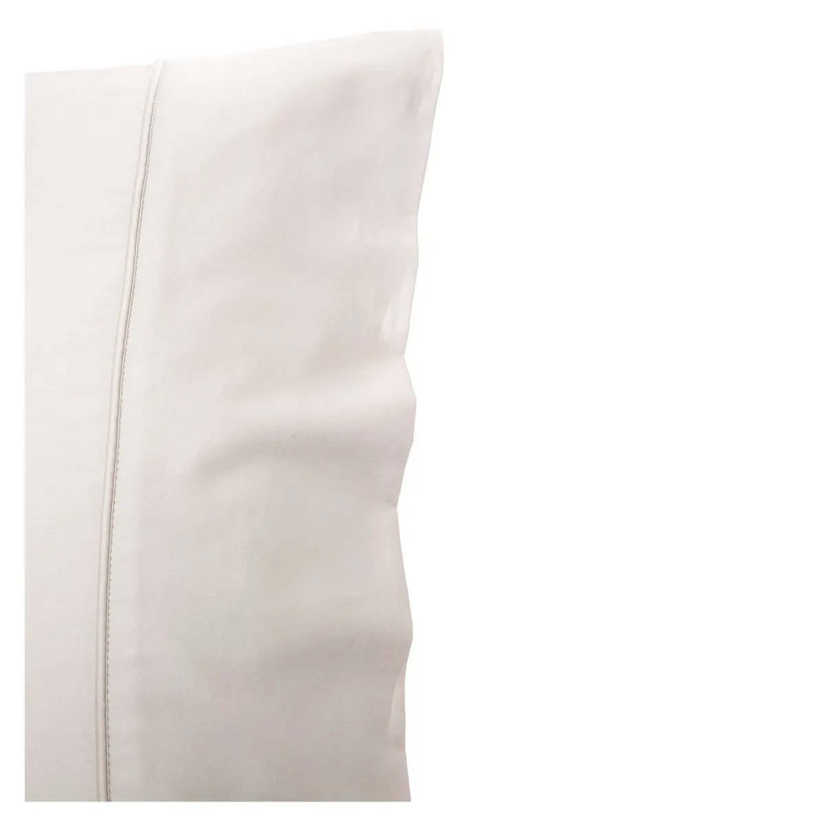 BASEMENT HOME - Set x2 Fundas de Almohada Lisas 100% Algodón 300 Hilos