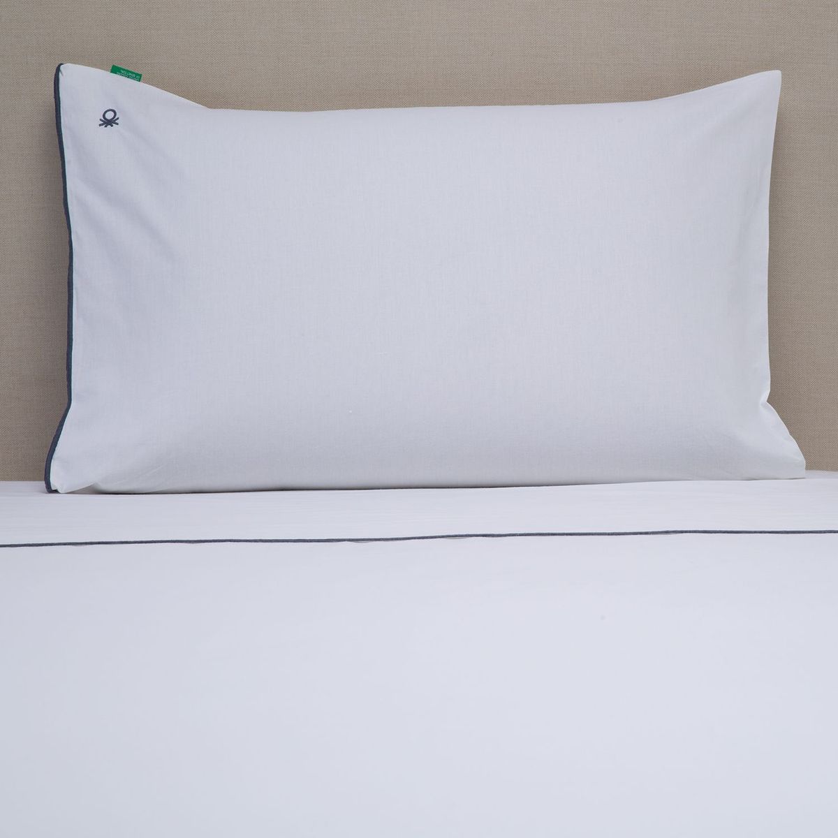 BENETTON - Juego de Sábanas Lisas 100% Algodón 200 Hilos Benetton