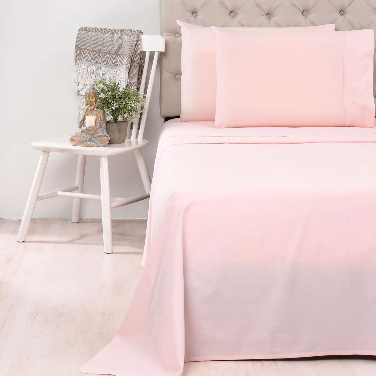 ROBERTA ALLEN - Juego de Sábanas Lisas 100% Algodón 200 Hilos