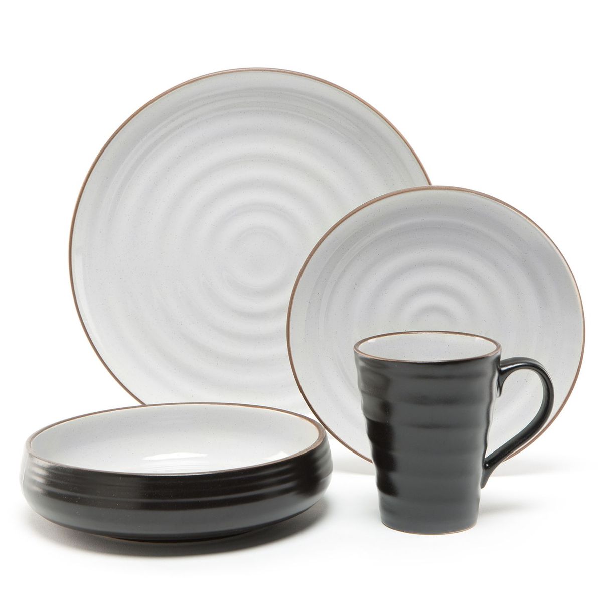 BASEMENT HOME - Juego de Vajilla Cerámica 24 Piezas Candela