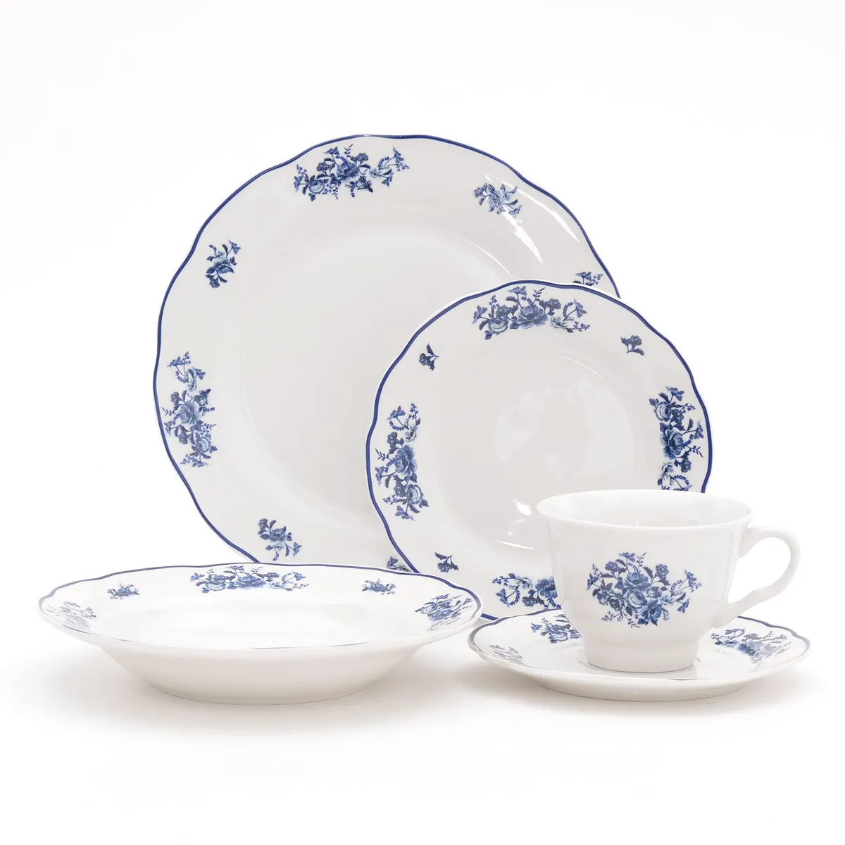 ROBERTA ALLEN - Juego de Vajilla Porcelana 30 Piezas Paula