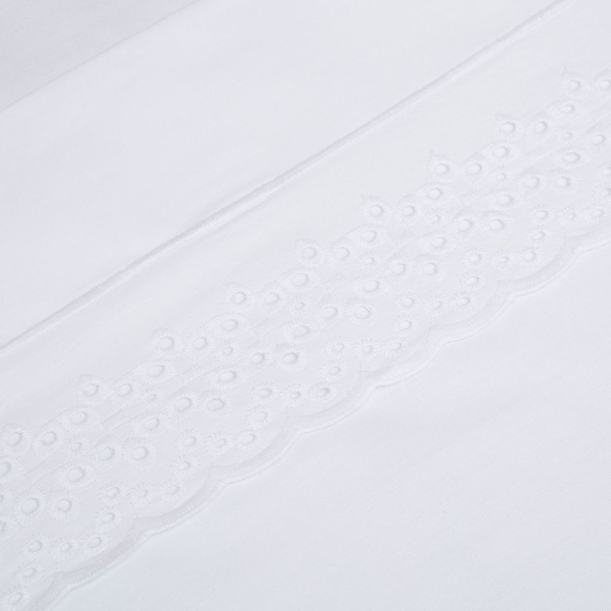 ROBERTA ALLEN - Juego de Sábanas Bordadas Broderie 180 Hilos