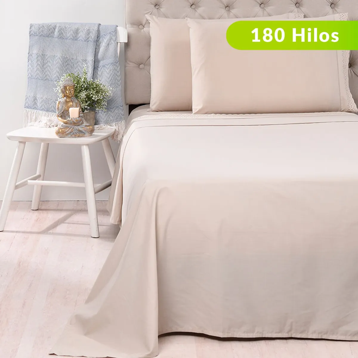 ROBERTA ALLEN - Juego de Sábanas Bordadas Broderie 180 Hilos