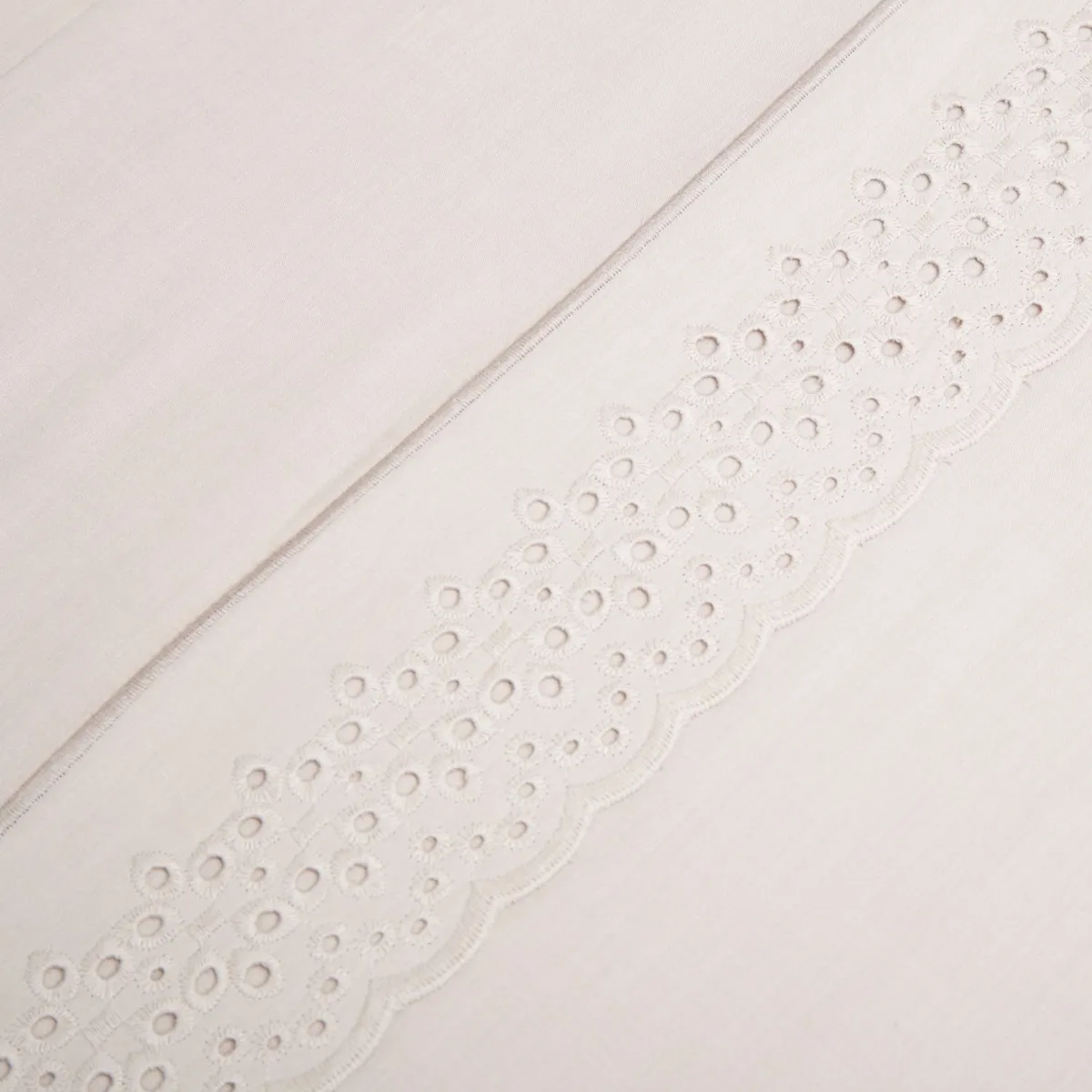 ROBERTA ALLEN - Juego de Sábanas Bordadas Broderie 180 Hilos